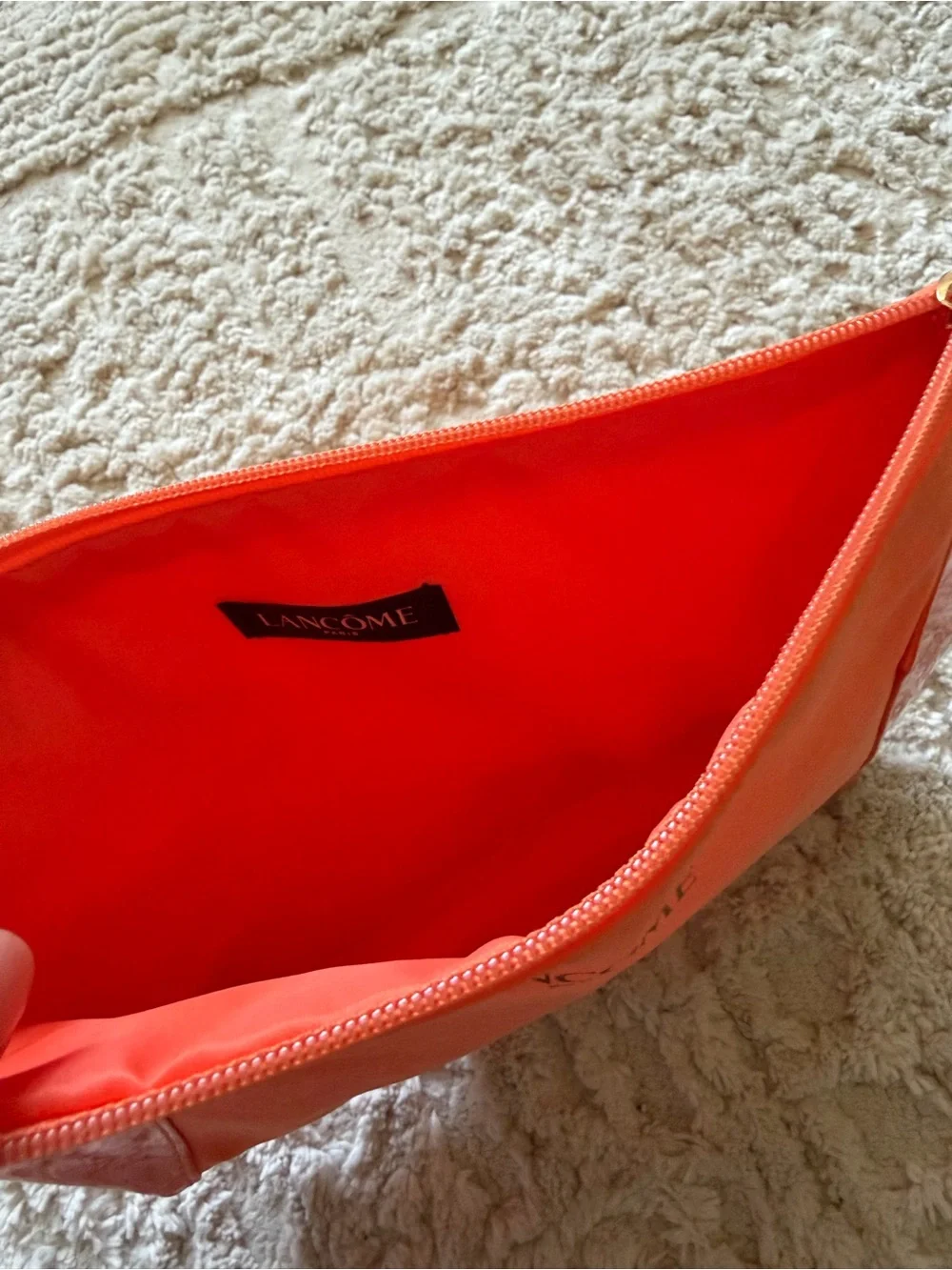 Lancôme Orange Cosmetic Pouch